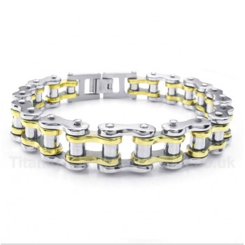 Titanium Gold Bracelet