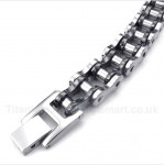 Titanium Black Bicycle Chain Bracelet