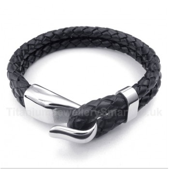 Leather Titanium Bracelet