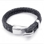 Leather Titanium Bracelet