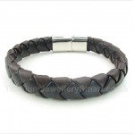 Leather Titanium Bracelet