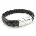 Leather Titanium Bracelet