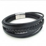 Leather Titanium Bracelet