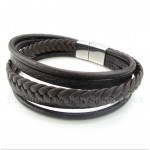 Leather Titanium Bracelet