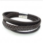 Leather Titanium Bracelet