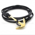 Titanium Leather Bracelet