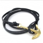 Titanium Leather Bracelet