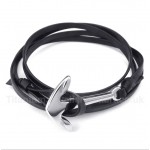 Titanium Leather Bracelet