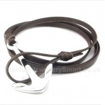 Titanium Leather Bracelet