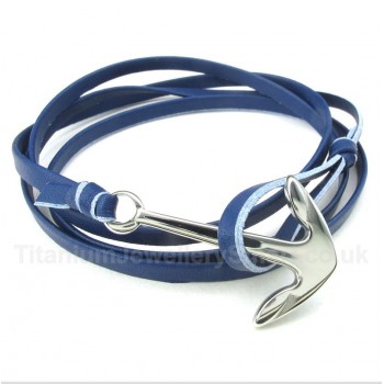 Titanium Leather Bracelet