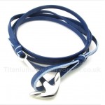 Titanium Leather Bracelet