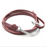 Leather Hooks Titanium Bracelet