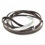 Titanium Leather Anchor Bracelet