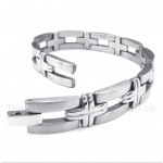 Titanium Cross Bracelet