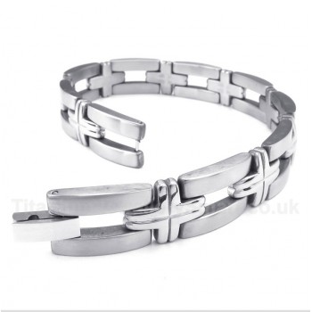 Titanium Cross Bracelet