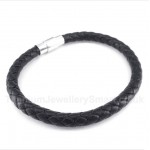 Black Leather Bracelet