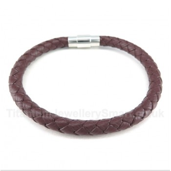 Leather Titanium Bracelet