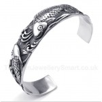 Titanium Pisces Pattern Casted Bracelet