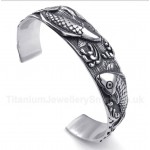Titanium Pisces Pattern Casted Bracelet