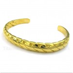 Titanium Casted Gold Bracelet