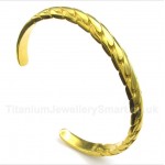 Titanium Casted Gold Bracelet