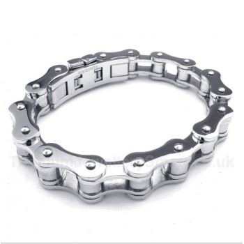 Titanium Bicycle Chain Bracelet