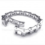 Titanium Bicycle Chain Bracelet