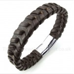 Leather Titanium Bracelet