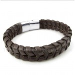 Leather Titanium Bracelet