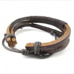 Leather Titanium Bracelet
