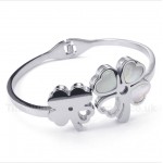 Titanium Clover Bracelet