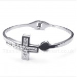 Titanium Cross Bracelet