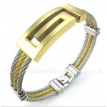 Titanium Cable Bracelet