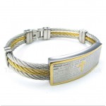 Titanium Cable Bible Verse Bracelet