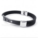 Titanium Rubber Bracelet