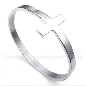 Titanium Cross Bracelet