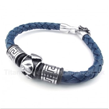 Titanium Leather Bracelet