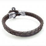 Titanium Leather Bracelet