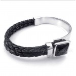 Leather Titanium Bracelet