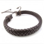 Leather Titanium Bracelet