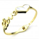 Titanium Gold Love Bracelet