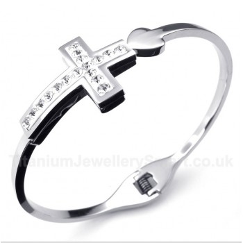 Titanium Cross Bracelet