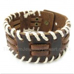 Leather Titanium Bracelet