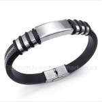 Rubber Titanium Bracelet