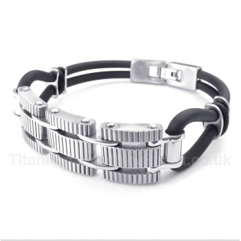 Titanium Rubber Bracelet