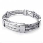 Titanium Cable Bracelet