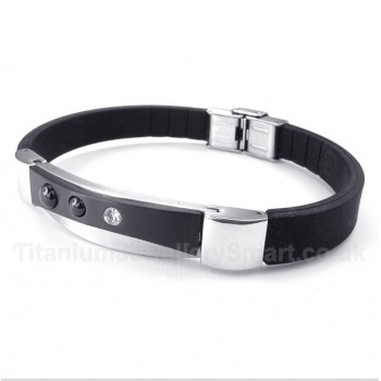 Titanium Rubber Bracelet