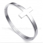 Titanium Cross Bracelet