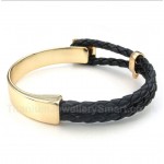 Leather Titanium Bracelet