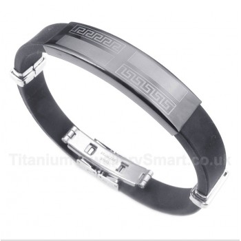Rubber Titanium Bracelet